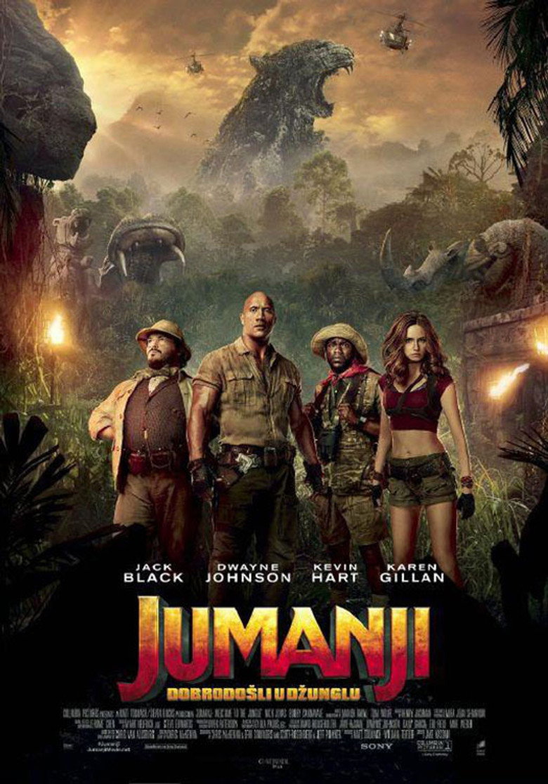 Poster filma ili serije Jumanji: Dobrodošli u džunglu (2017)