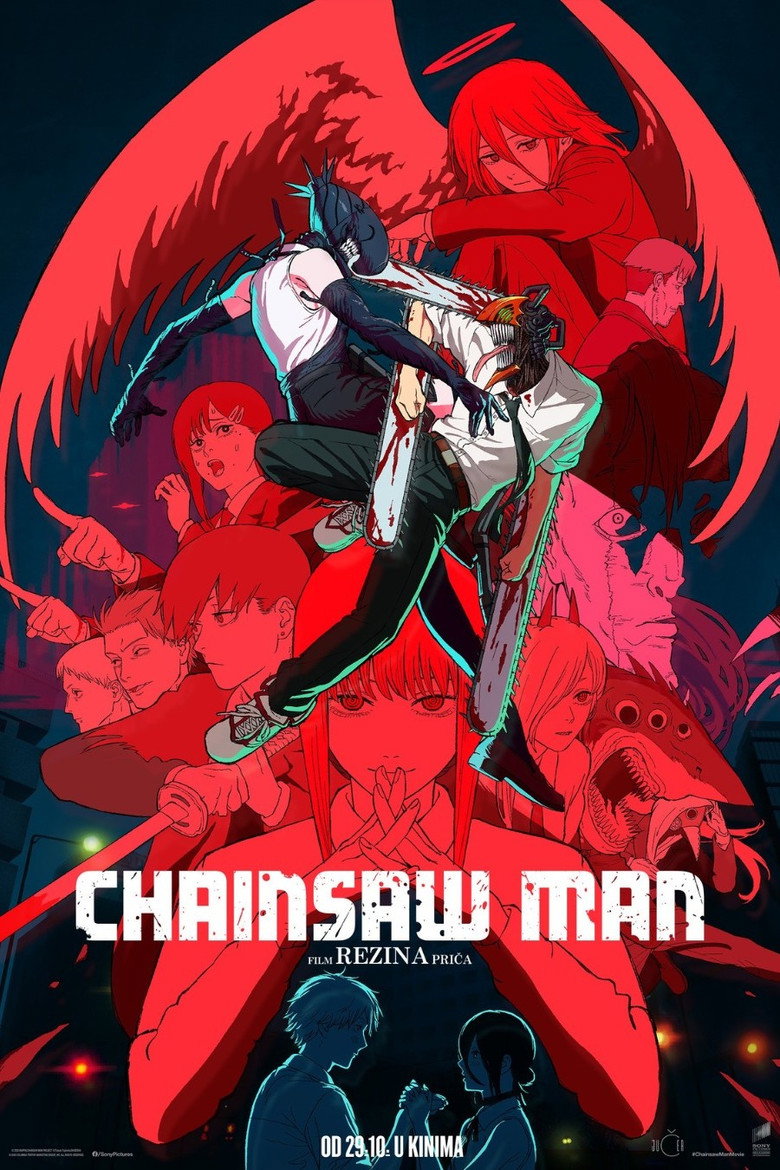 Poster filma ili serije Chainsaw Man - Film: Rezina priča (2025)